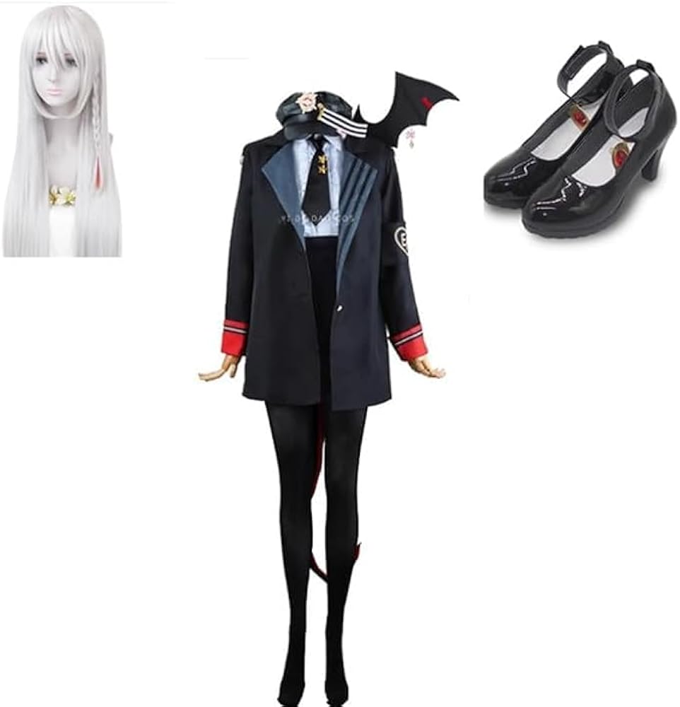 ブルーアーカイブ 黒舘ハルナ コスプレ衣装+ウィッグ Lサイズ Amazon.co.jp: [milky time] ブルーアーカイブ 黒舘ハルナ